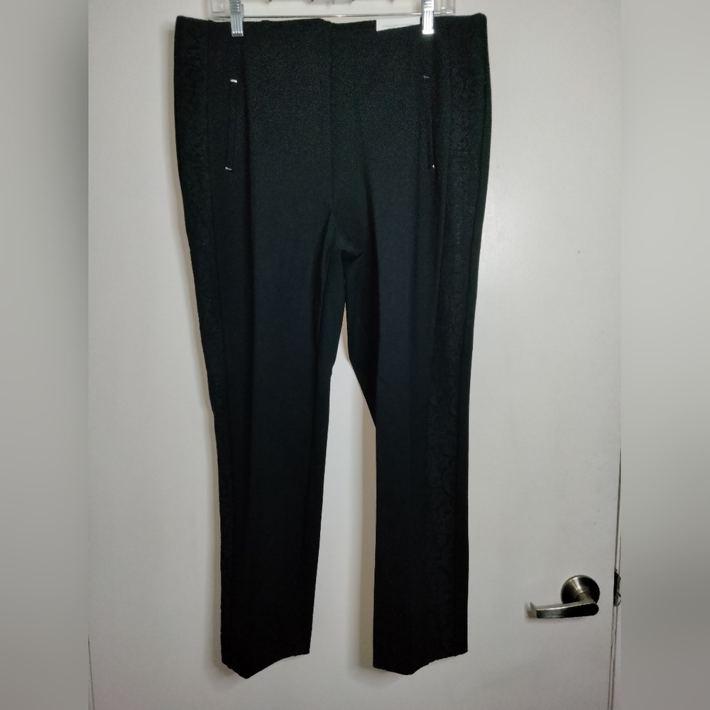 Chico's So Slimming (Size 2.5R/L/14R) Black Stretch Juliet Ankle Pants (NEW-NWT)